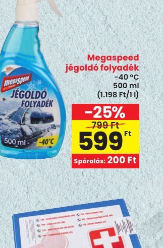 Megaspeed jégoldó folyadék