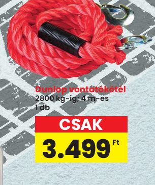 Dunlop vontatókötél