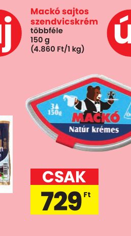 Mackó sajtos szendvicskrém