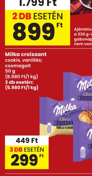 Milka croissant