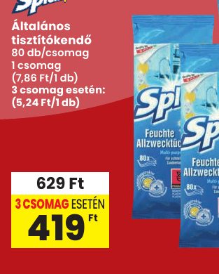 Általános tisztítókendő