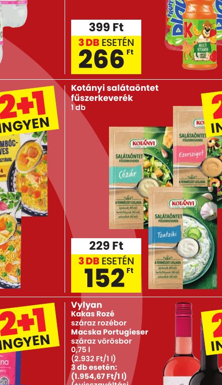 Kotányi salátaöntet fűszerkeverék