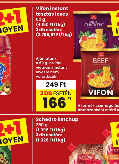 Vifon instant tésztás leves