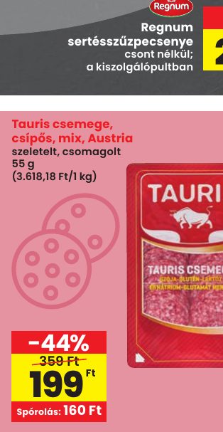 Tauris csemege, csípős, mix, Austria