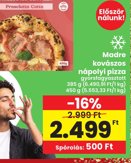 Madre kovászos nápolyi pizza