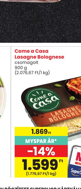 Come a Casa Lasagne Bolognese