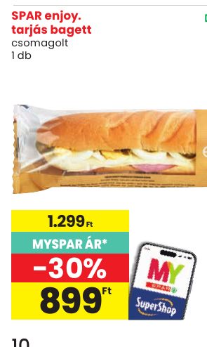 SPAR enjoy. tarjás bagett