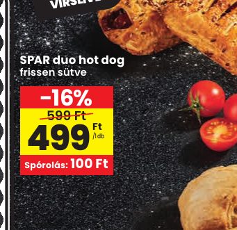 SPAR duo hot dog