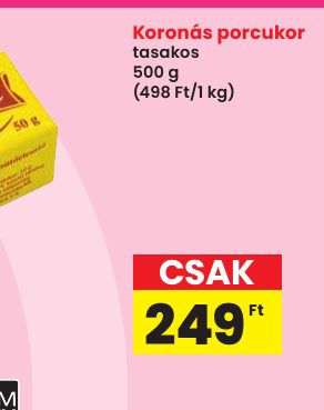 Koronás porcukor
