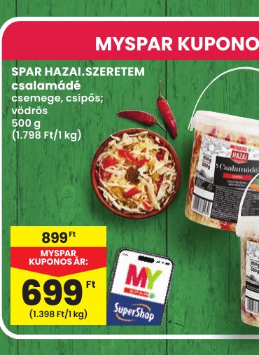 SPAR HAZAI.SZERETEM csalamádé