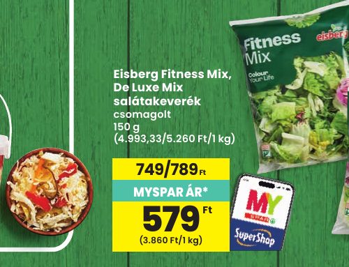 Eisberg Fitness Mix, De Luxe Mix salátakeverék