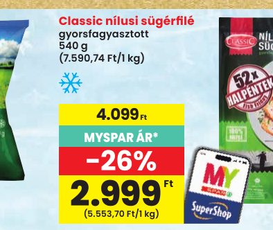 Classic nílusi sügérfilé