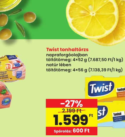 Twist tonhaltörzs