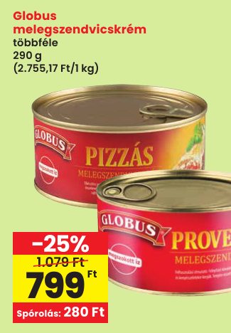 Globus melegszendvicskrém