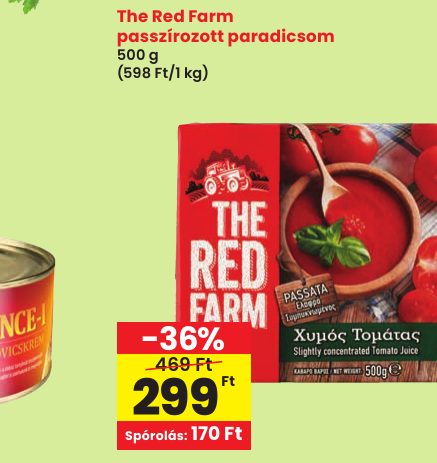 The Red Farm passzírozott paradicsom