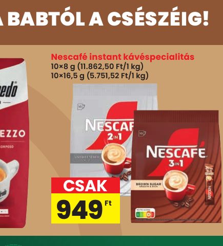 Nescafé instant kávéspecialitás