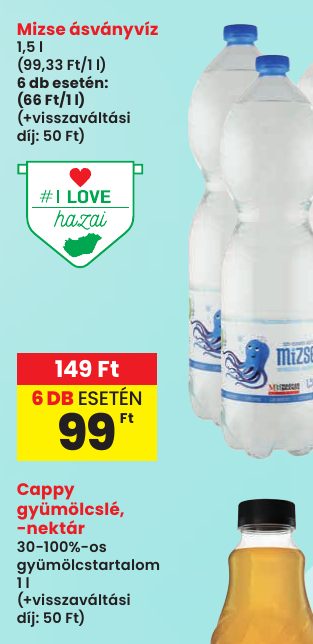 Mizse ásványvíz