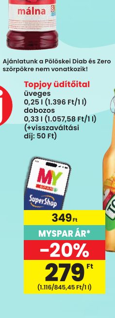 Topjoy üdítőital