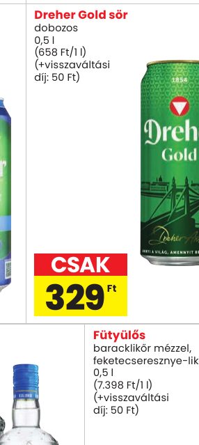Dreher Gold sör