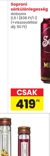 Soproni sörkülönlegesség