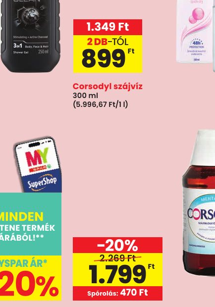 Corsodyl szájvíz