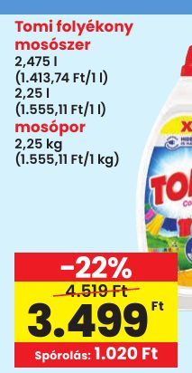 Tomi folyékony mosószer
