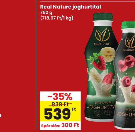 Real Nature joghurtital