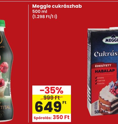 Meggle cukrászhab