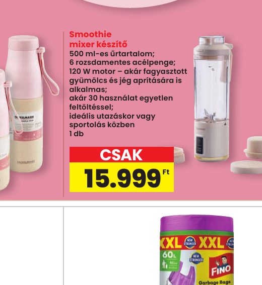 Smoothie mixer készítő