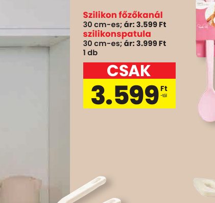 Szilikon főzőkanál