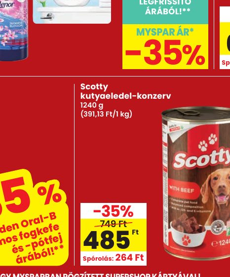 Scotty kutyaeledel-konzerv