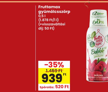 Fruttamax gyümölcsszörp