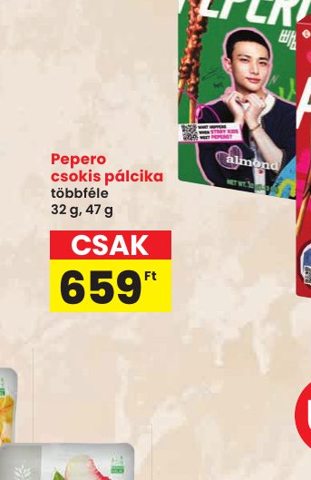Pepero csokis pálcika