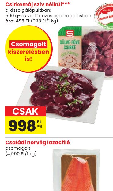 Csirkemáj szív nélkül***