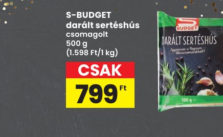 S-BUDGET darált sertéshús