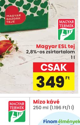 Magyar ESL tej