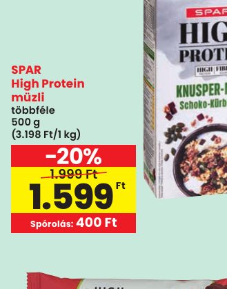 SPAR High Protein müzli