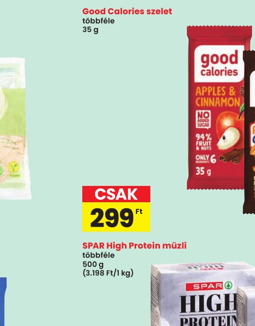 Good Calories szelet