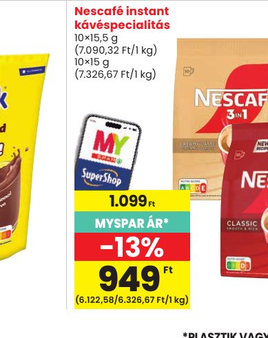 Nescafé instant kávéspecialitás