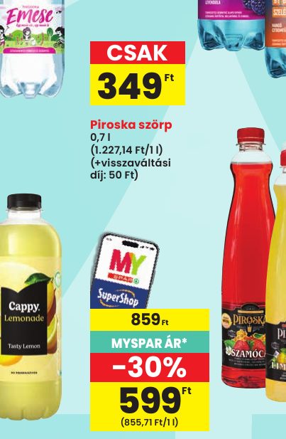 Piroska szörp