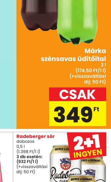 Márka szénsavas üdítőital