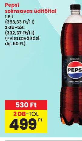 Pepsi szénsavas üdítőital