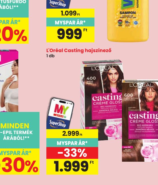 L'Oréal Casting hajszínező