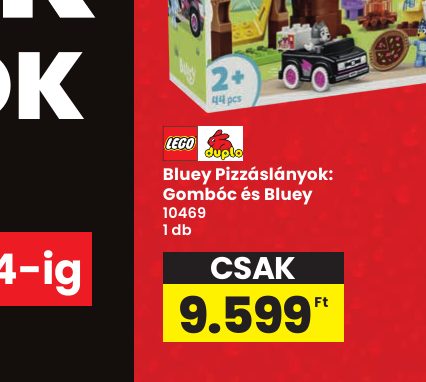 Bluey Pizzáslányok: Gombóc és Bluey