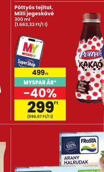 Pöttyös tejital, Milli jegeskávé