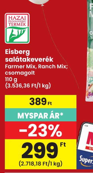 Eisberg salátakeverék