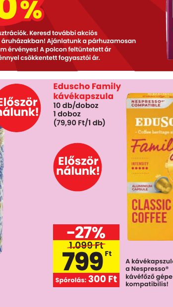Eduscho Family kávékapszula