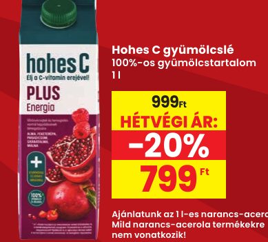Hohes C gyümölcslé