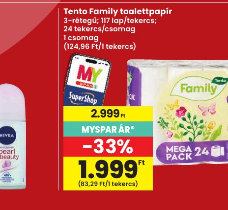 Tento Family toalettpapír