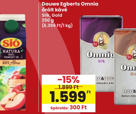 Douwe Egberts Omnia őrölt kávé
